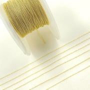 Solid Gold Cable Chain